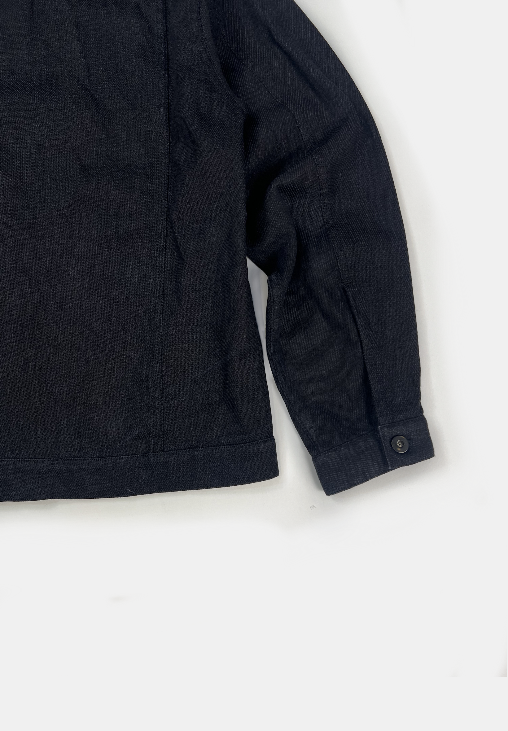 Full pleat soft denim jacket