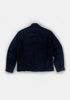Full pleat soft denim jacket