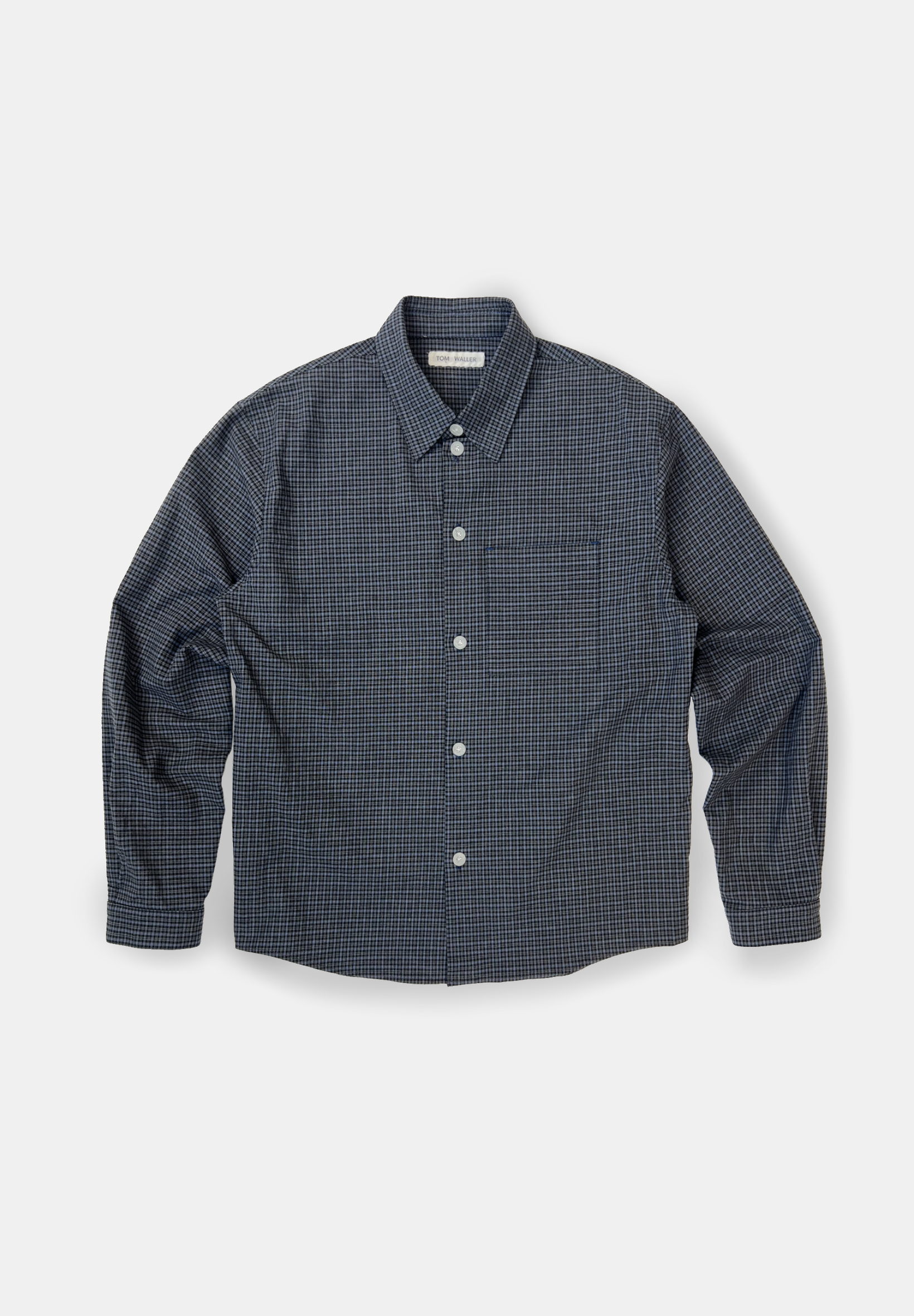 Relaxed checked shirt