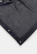 Full pleat soft denim jacket